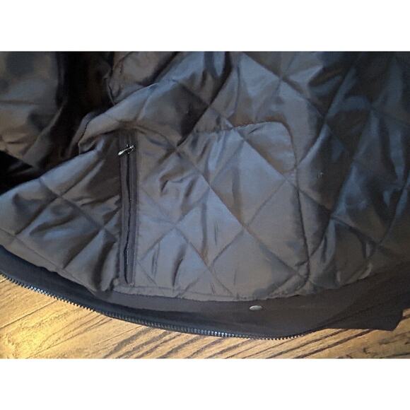 Lauren Ralph Lauren Size 48R Black Raincoat Coat Removable Quilted Lining - Picture 7 of 13